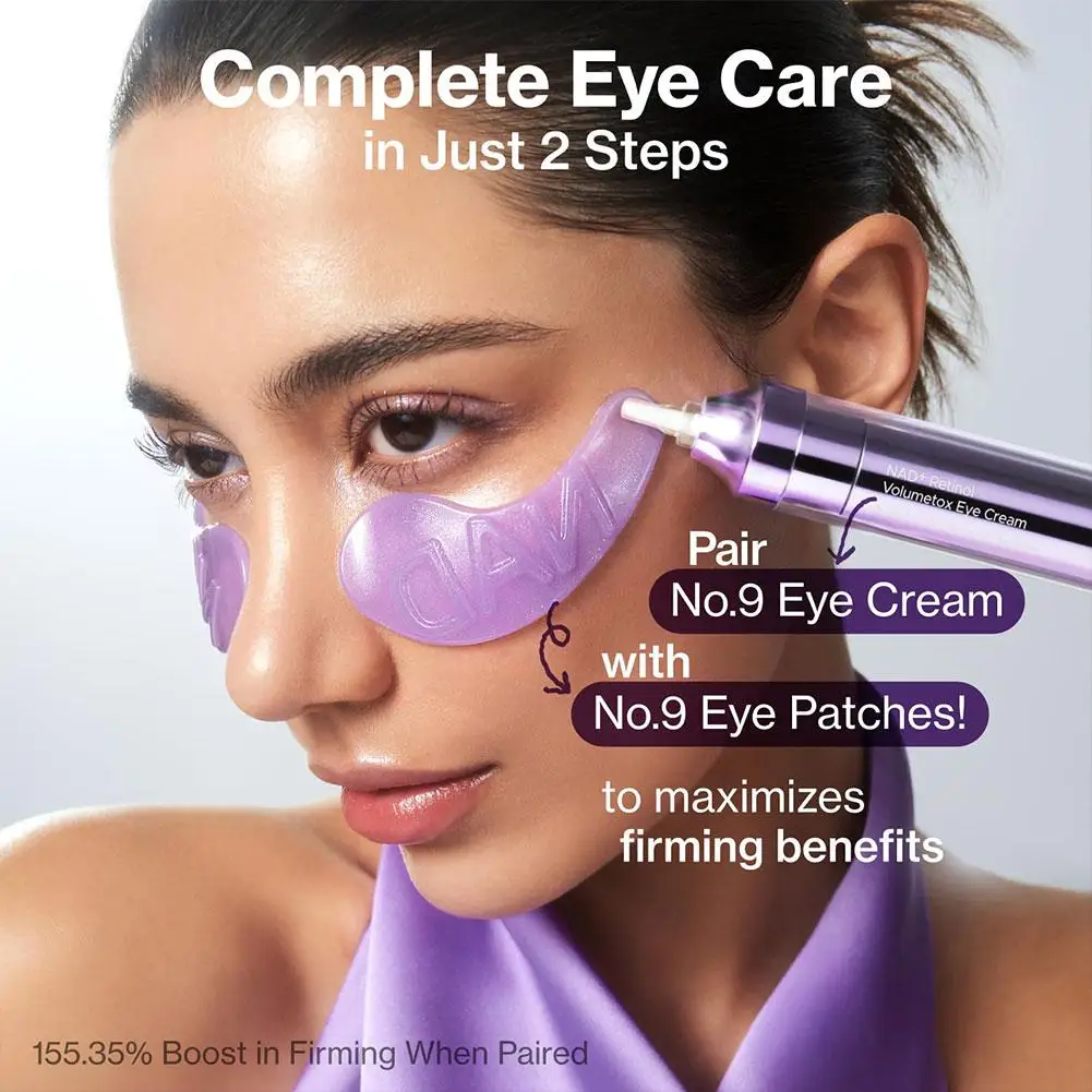 NAD + Retinol Volumetox No 9 Eye Cream Korean Beauty 10ml - Image 4
