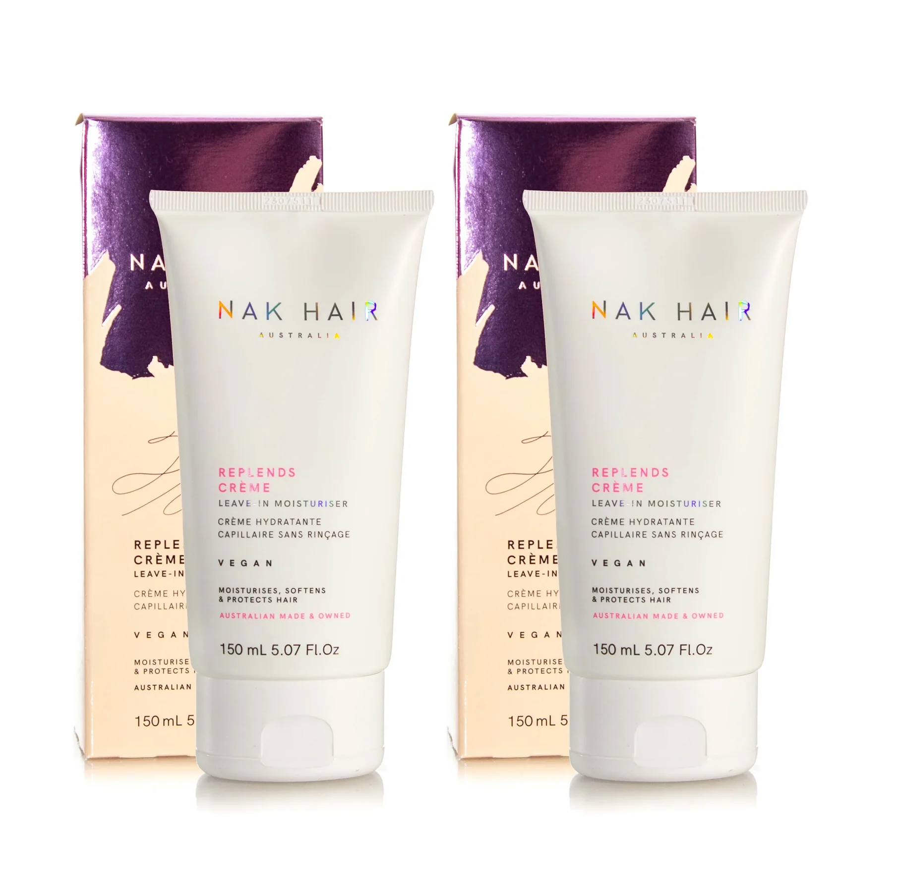 Nak Replends Creme Leave In Moisturiser 150ml (2pc)