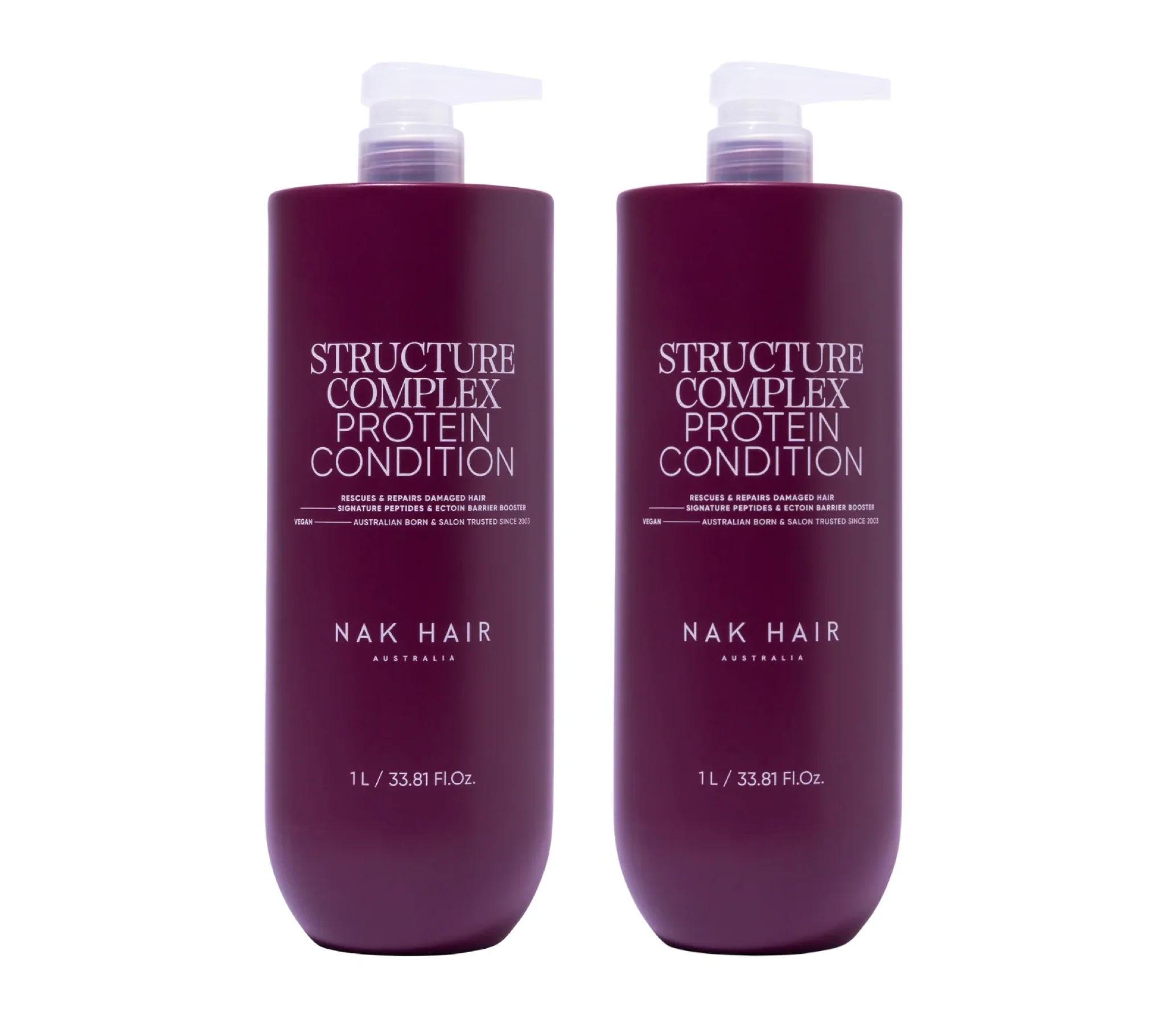 Nak Structure Complex Protein Conditioner 1000ml (2pc) - Image 2