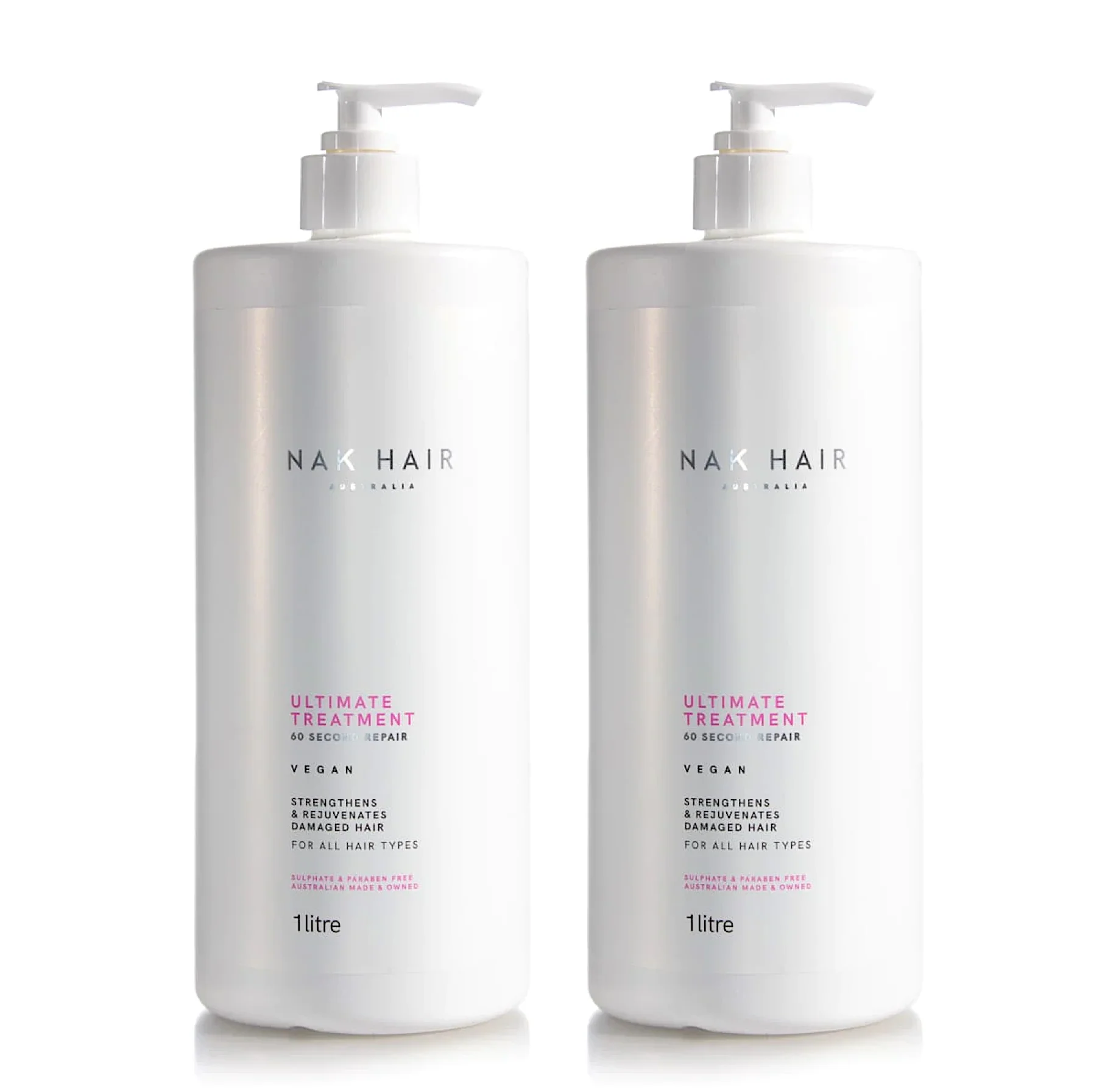 Nak Ultimate Treatment 60 Second Repair 1000ml (2pc)