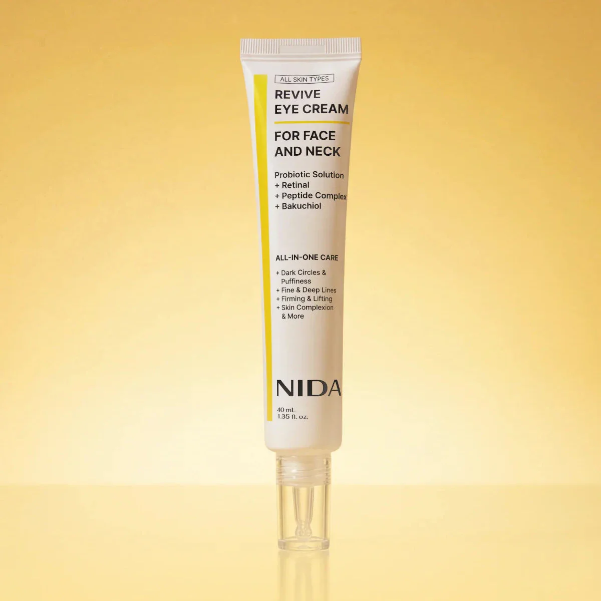 NIDA Revive Eye Cream For Face And Neck Retinal + Peptide 40ml - Image 4