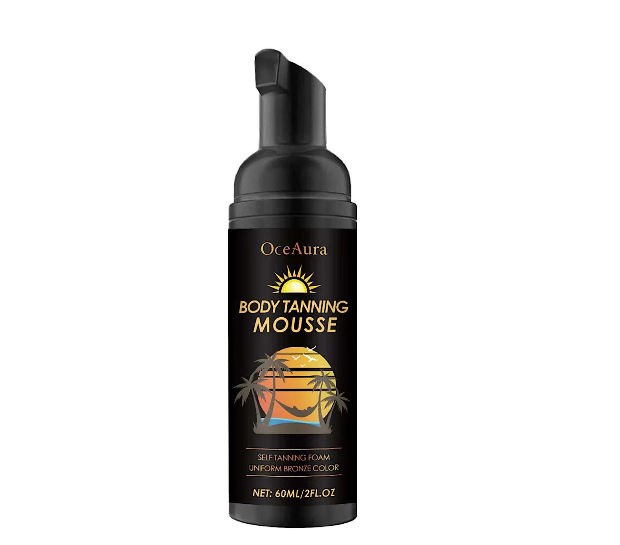 Oceaura Body Tanning Mousse Self Tanning Foam 60ml