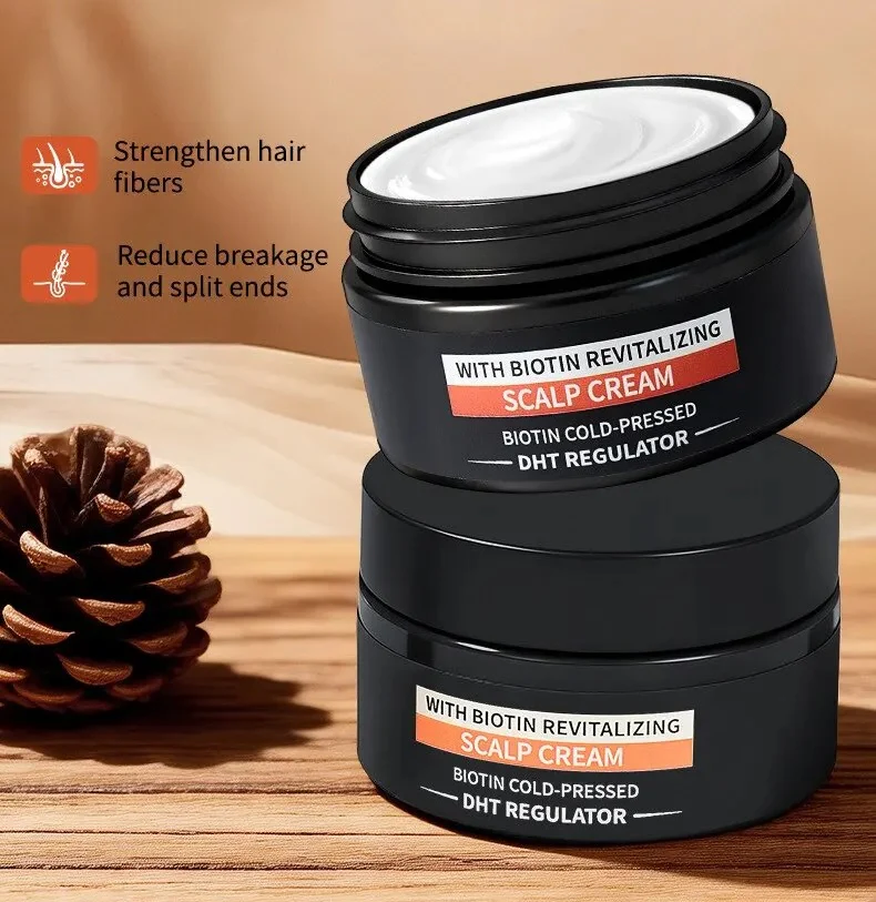 Original Hair Growth Revitalising Scalp Cream Biotin Cold Pressed DHT Regulator 100g - Image 2
