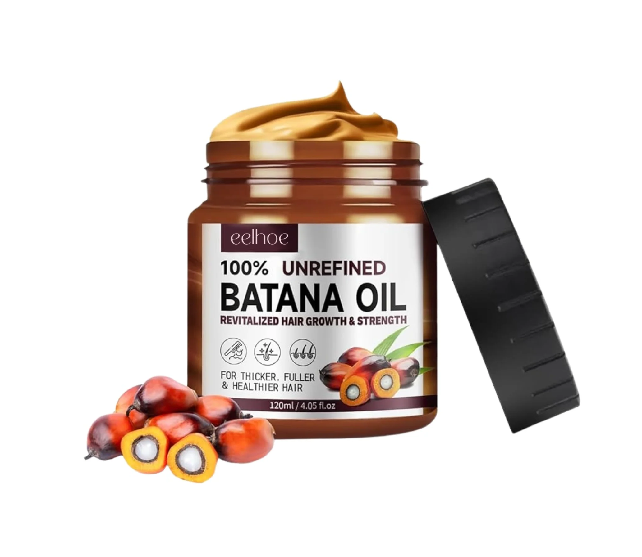 Eelhoe 100% Unrefined Batana Oil Regrowth Hair Mask 120ml