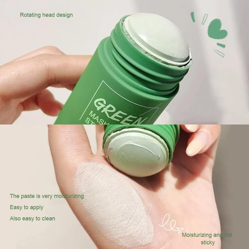 Ouhoe Green Tea Cleansing Mask Stick Korean Beauty 40g - Image 4