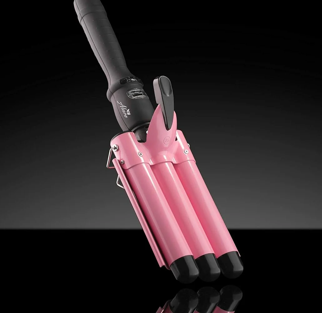 Pink Wave Wand 3 Barrel Curling Iron - Image 4
