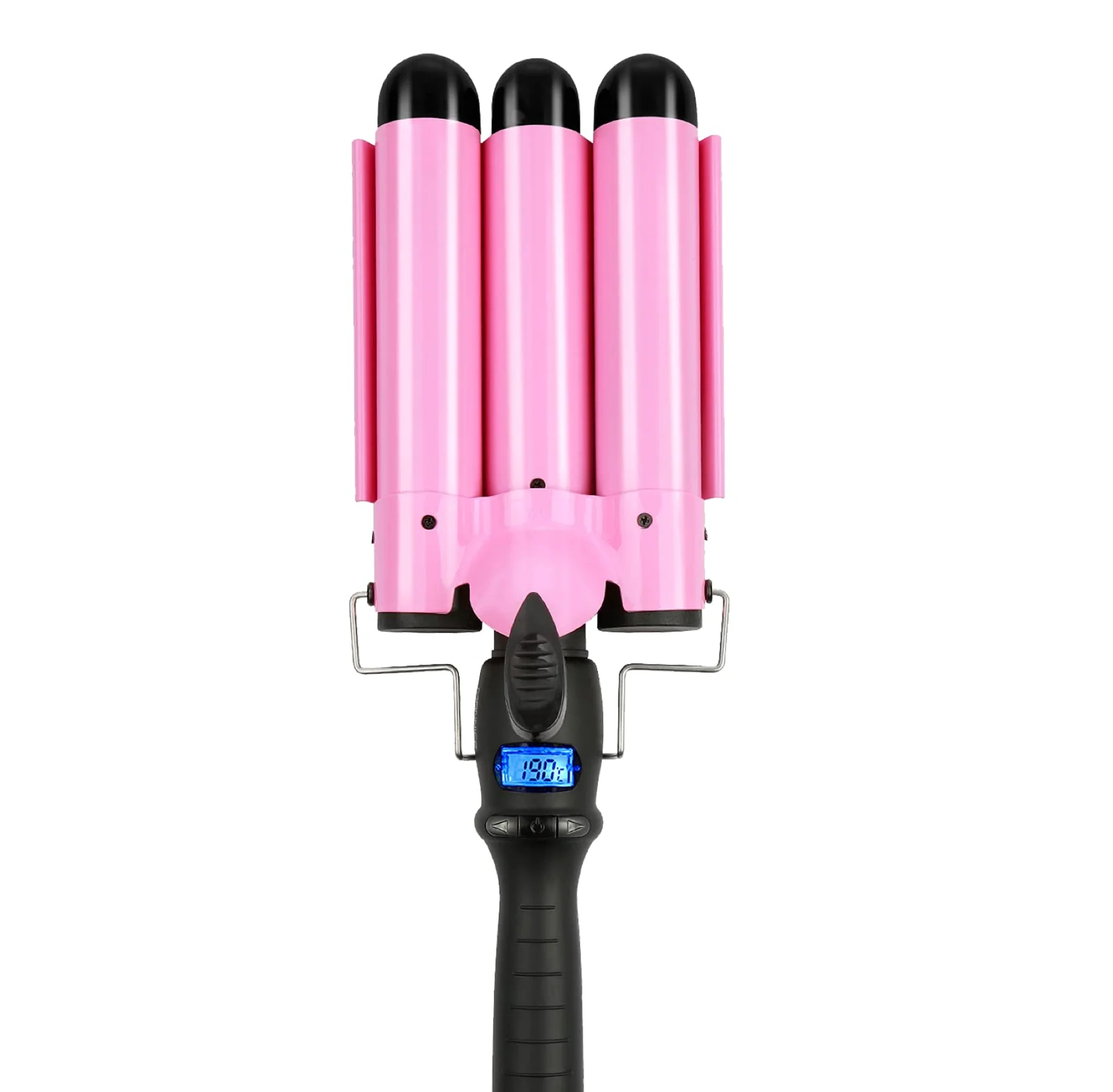 Pink Wave Wand 3 Barrel Curling Iron - Image 5