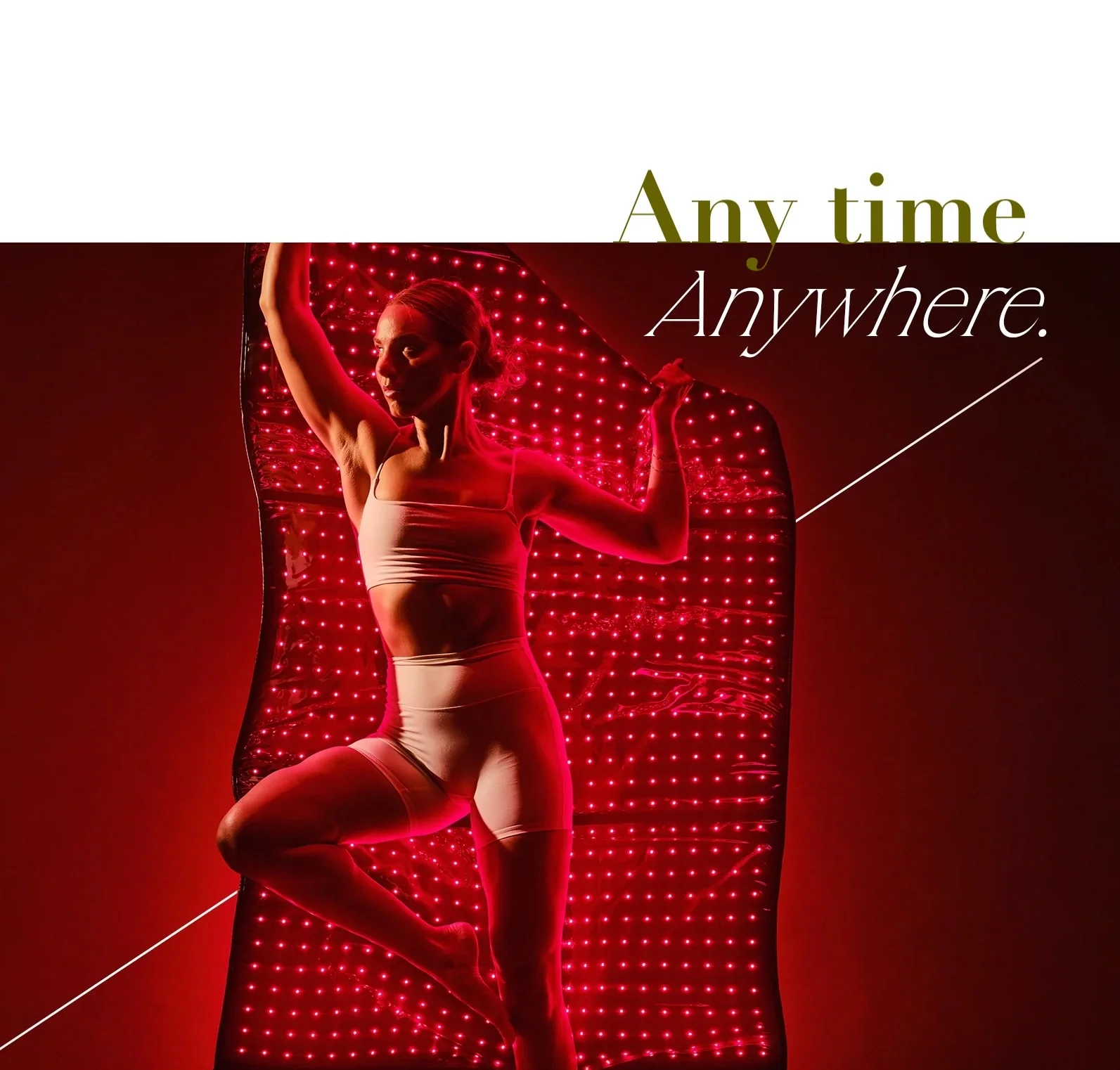 Powerful Red Light Therapy Blanket NIR Full Body 1200pcs LED 175cm x 90cm - Image 3