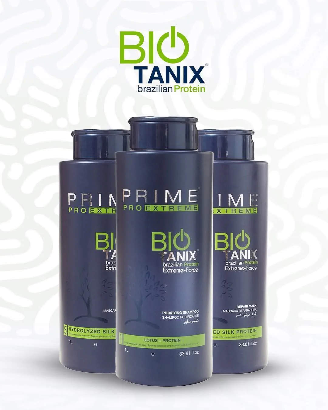 Prime Pro Extreme Bio Tanix Brazilian Protein Force Keratin Salon Kit 1000ml (3pc) - Image 3