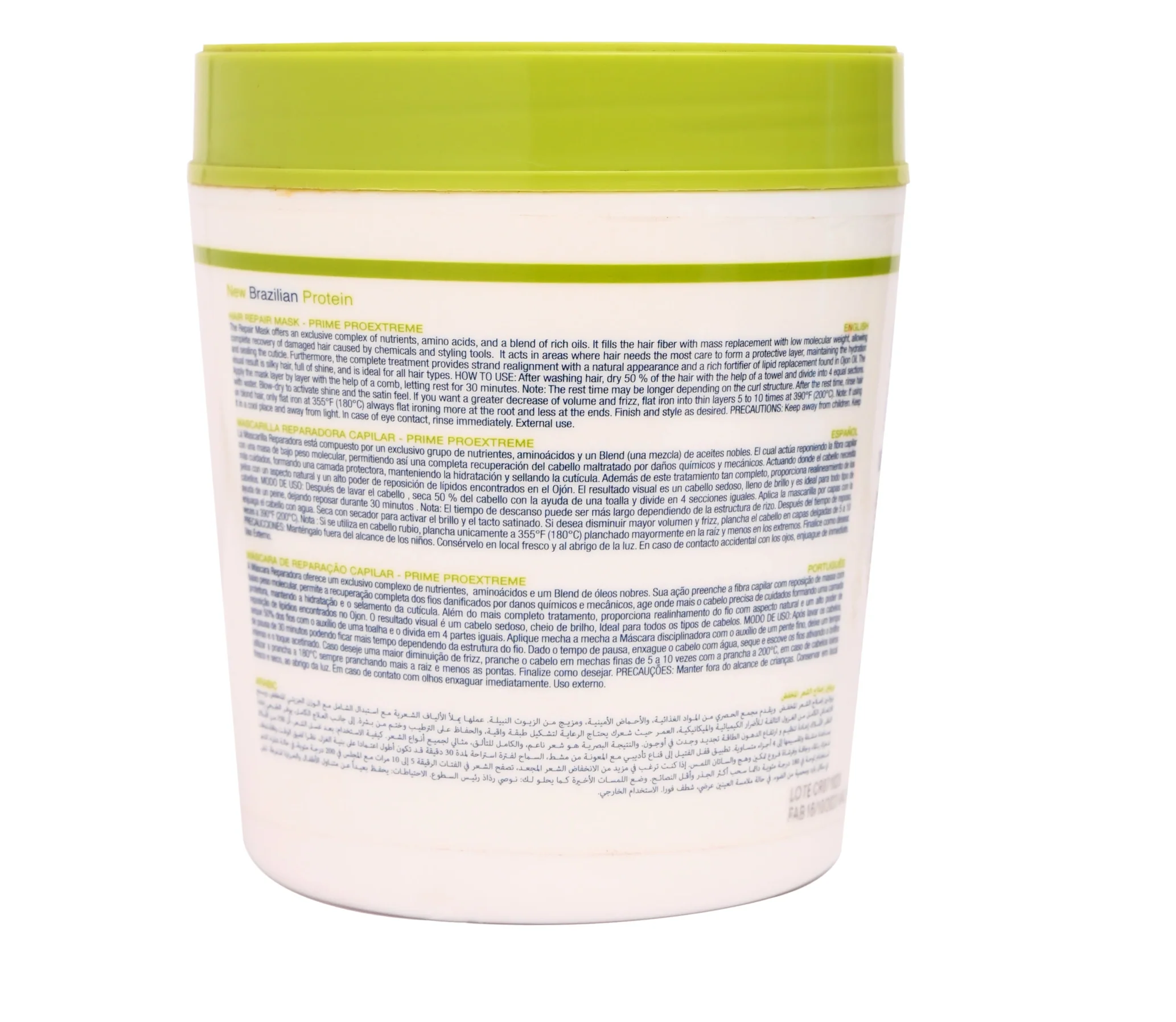 Prime Pro Extreme Bio Tanix Protein Hair Repair Mask 30 Mins Volume Reducer 1kg - Image 4