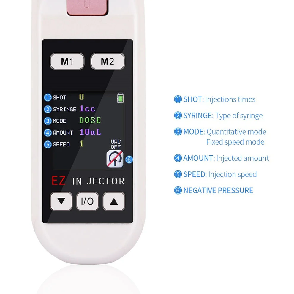 Professional EZ Injector Mesotherapy Skin Rejuvenation Microneedle Device - Image 6