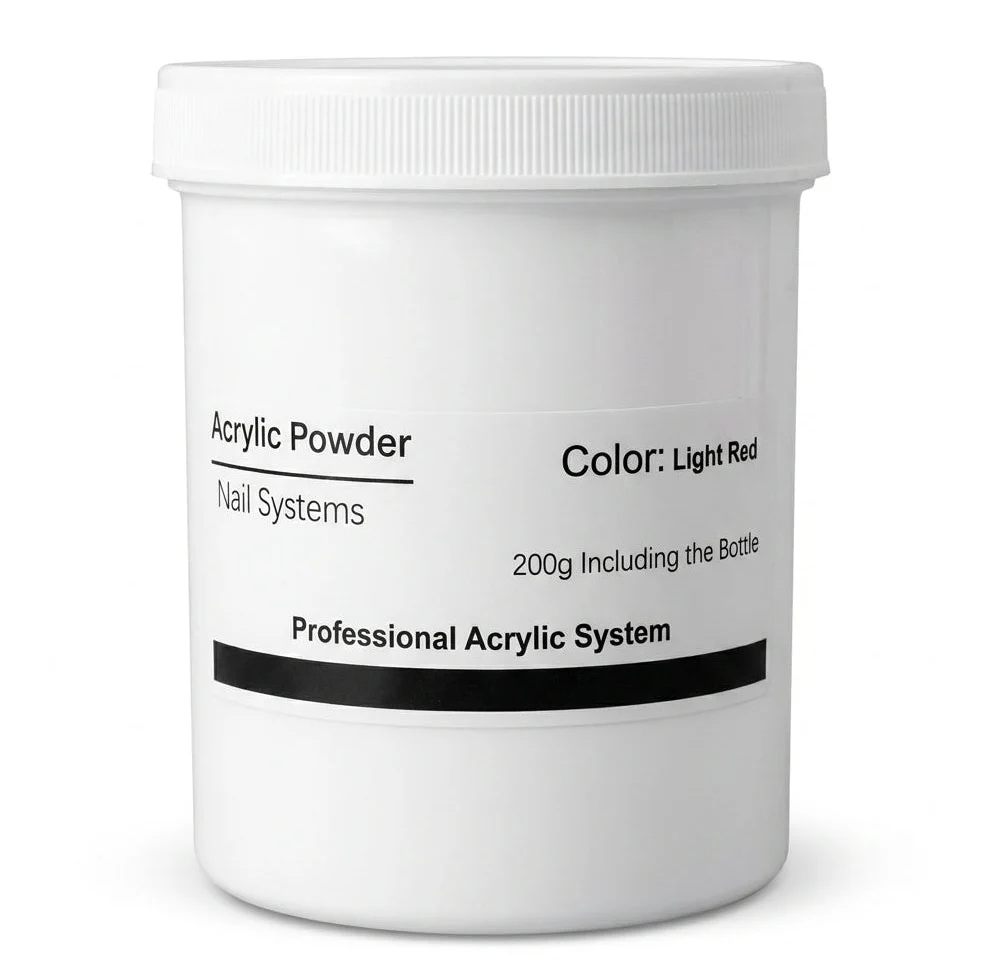 Professional Nails Acrylic Powder Nail Systems Light Red 200g