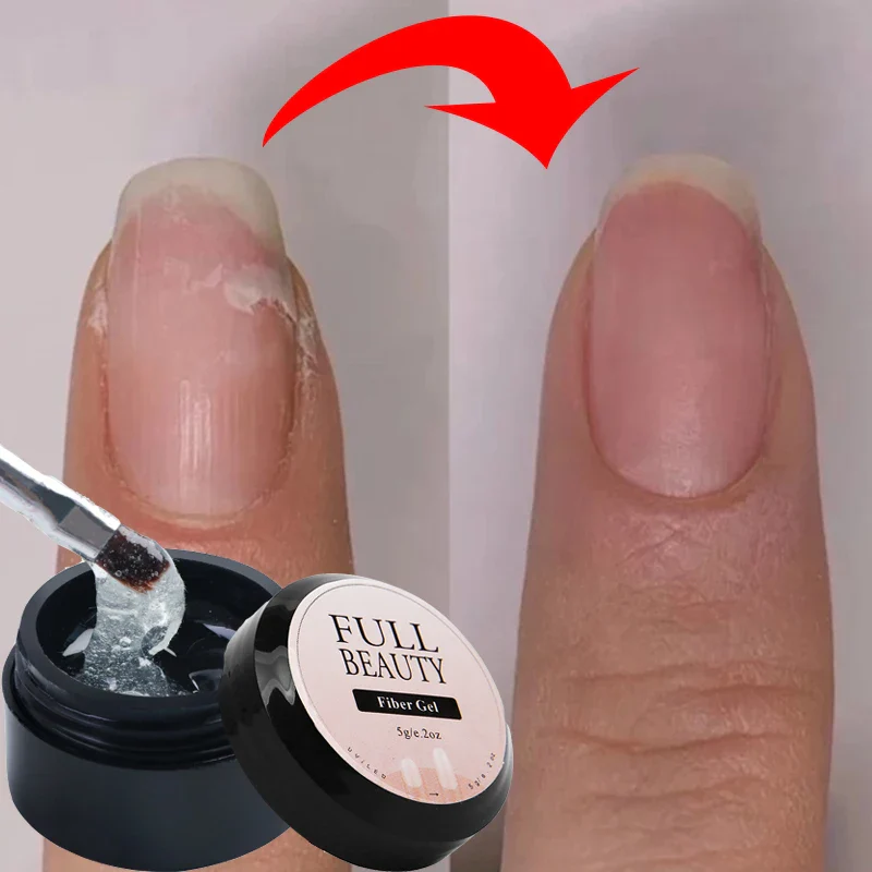 Professional Nails Cracked Nail Repair Gel Full Beauty Fiber Gel 5g - Image 2