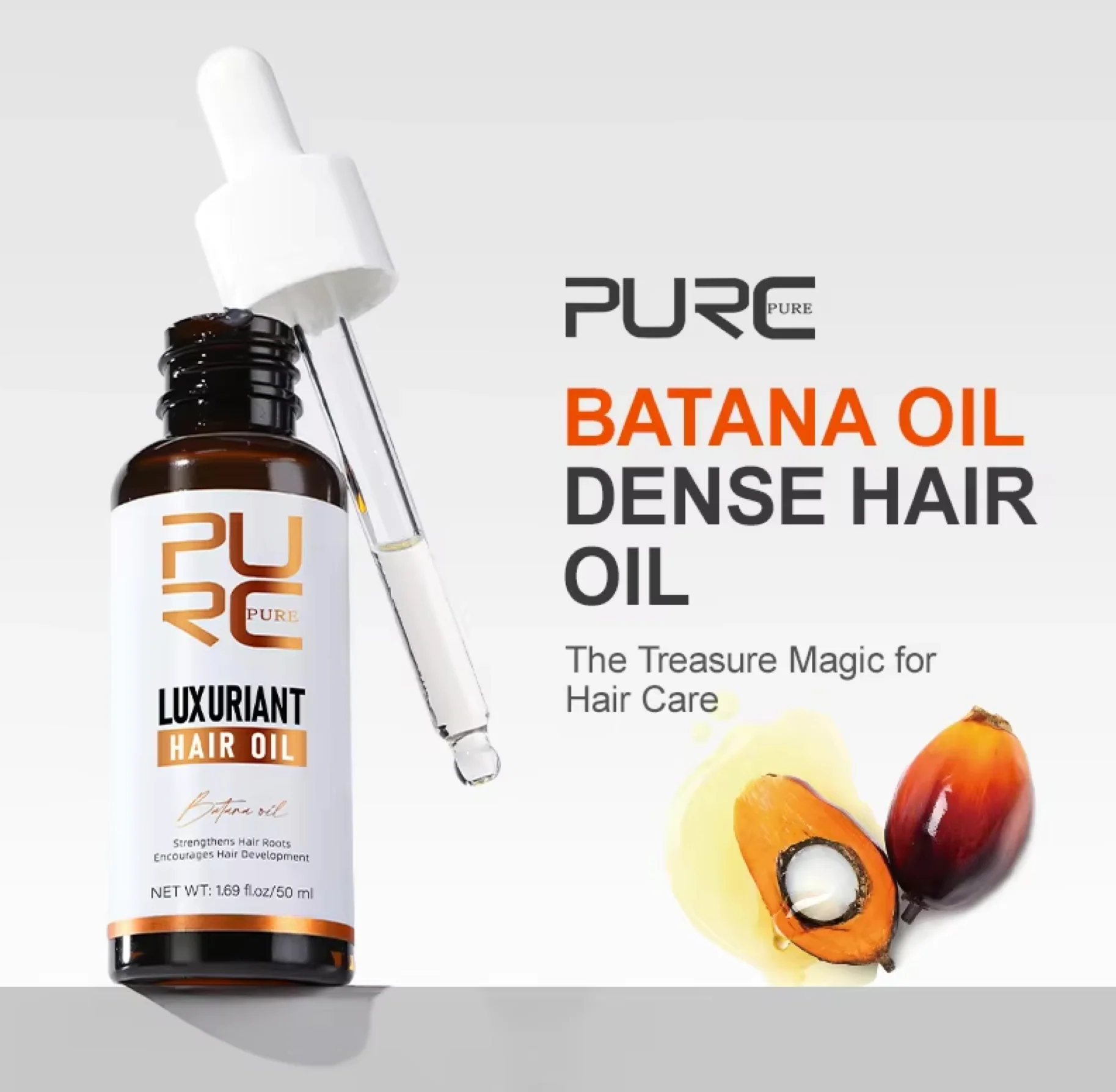 Purc Natural Batana Luxuriant Hair Oil 50ml - Image 2