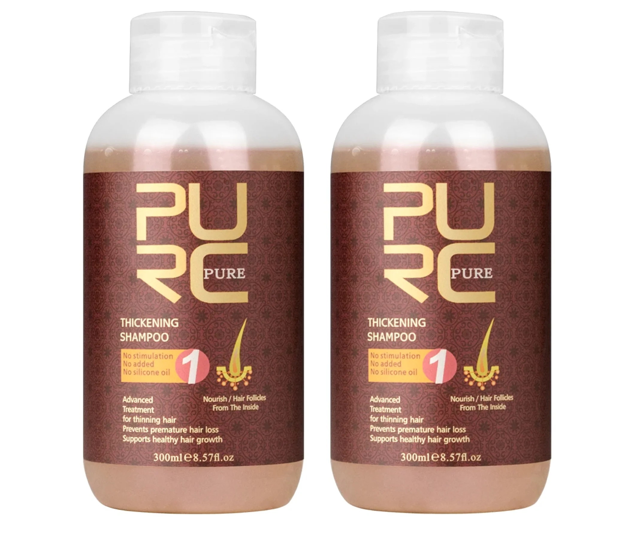 Purc Thickening Shampoo 300ml (2pc)