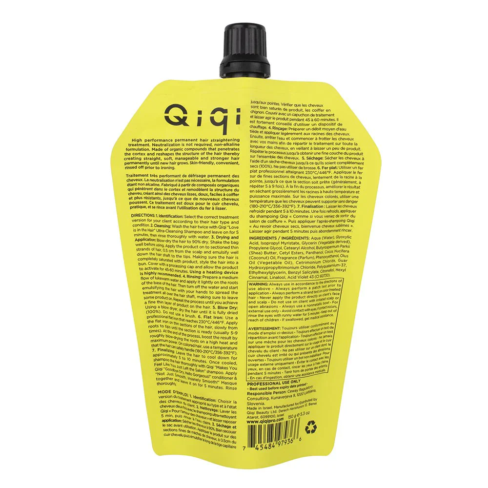 Qiqi Vega Permanent Straightening Thin & Damaged Delicate 150g - Image 3