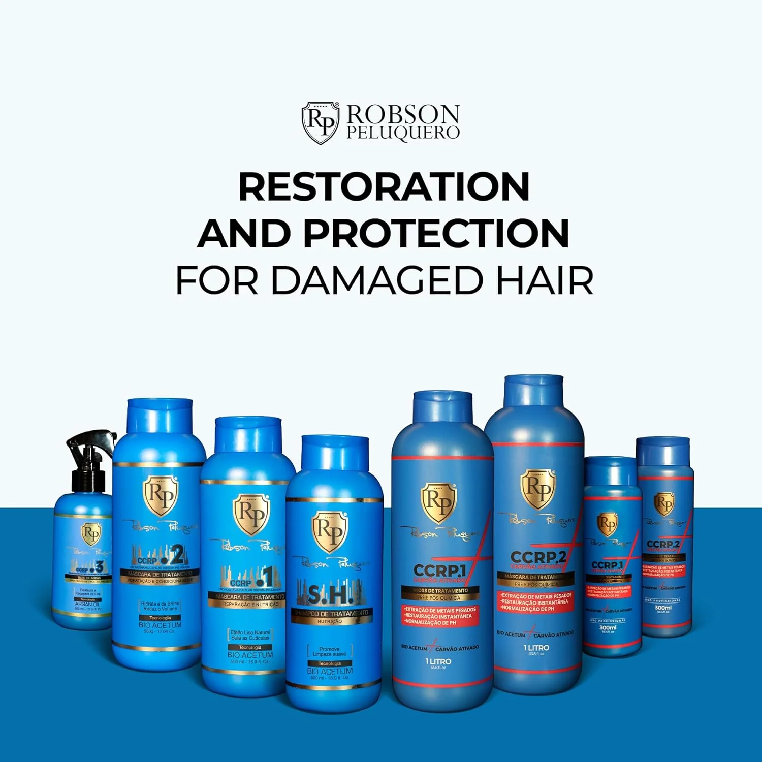Robson Peluquero CCRP 4 Steps Professional Hair Reconstruction (4pc) - Image 4