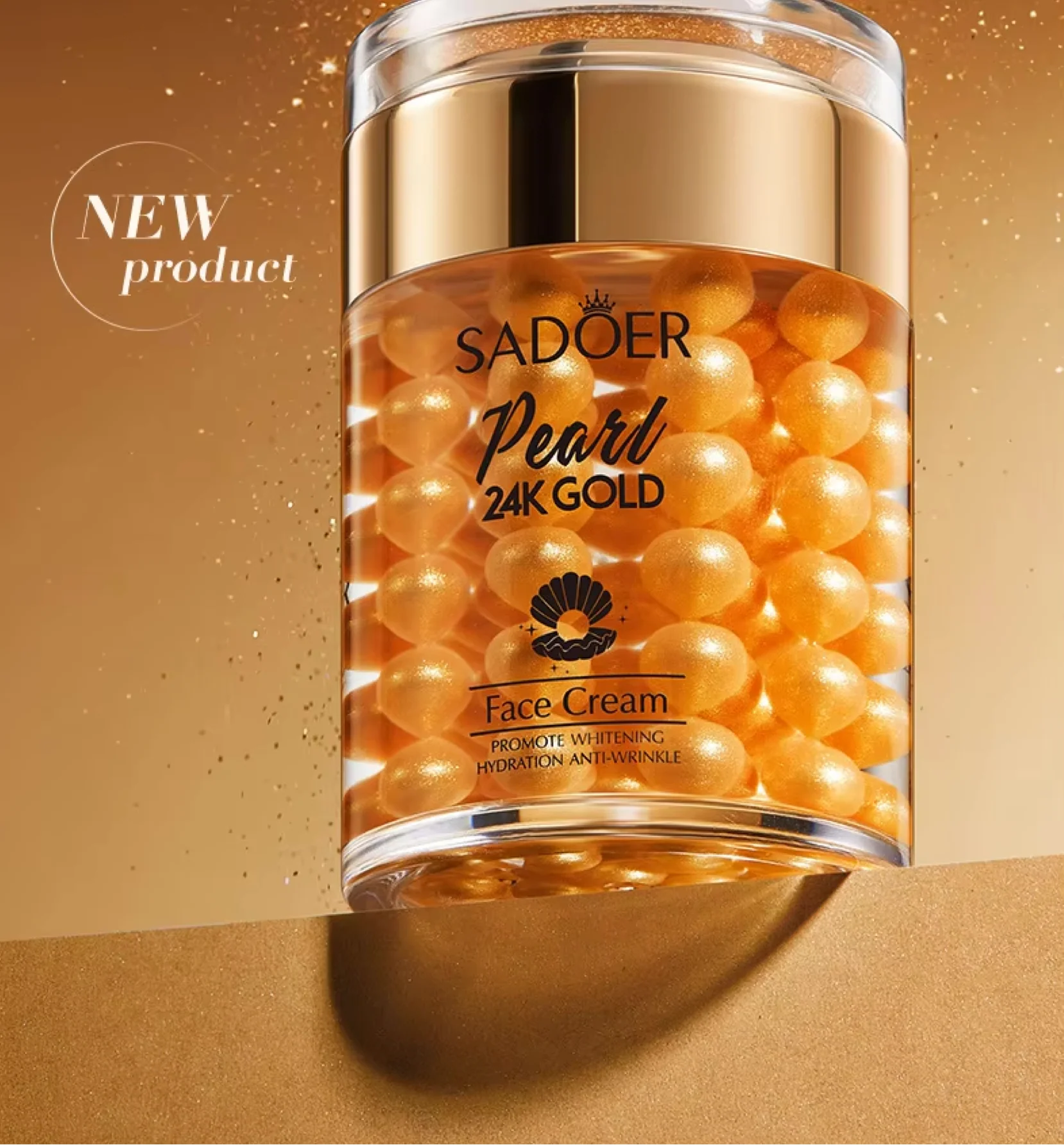 Sadoer Pearl 24K Gold Moisturising Face Cream 60g - Image 2