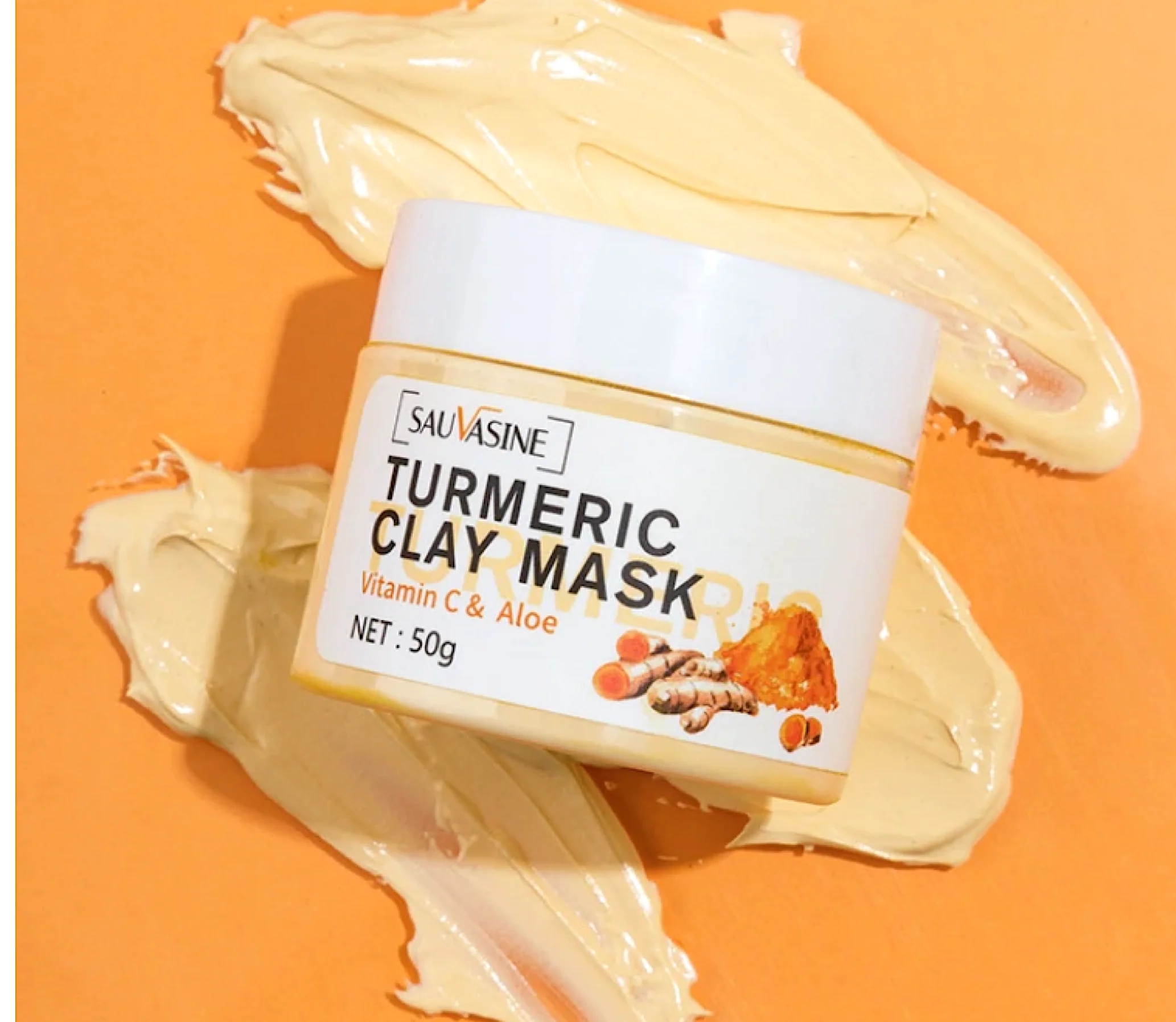 Sauvasine Turmeric Clay Mask 50g - Image 2
