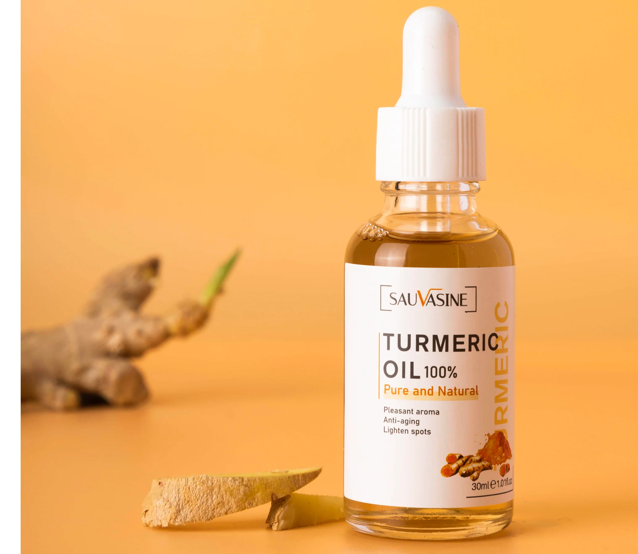 Sauvasine Turmeric Cream, Serum, Oil, Mask and Cleanser Pack (5pc) - Image 5