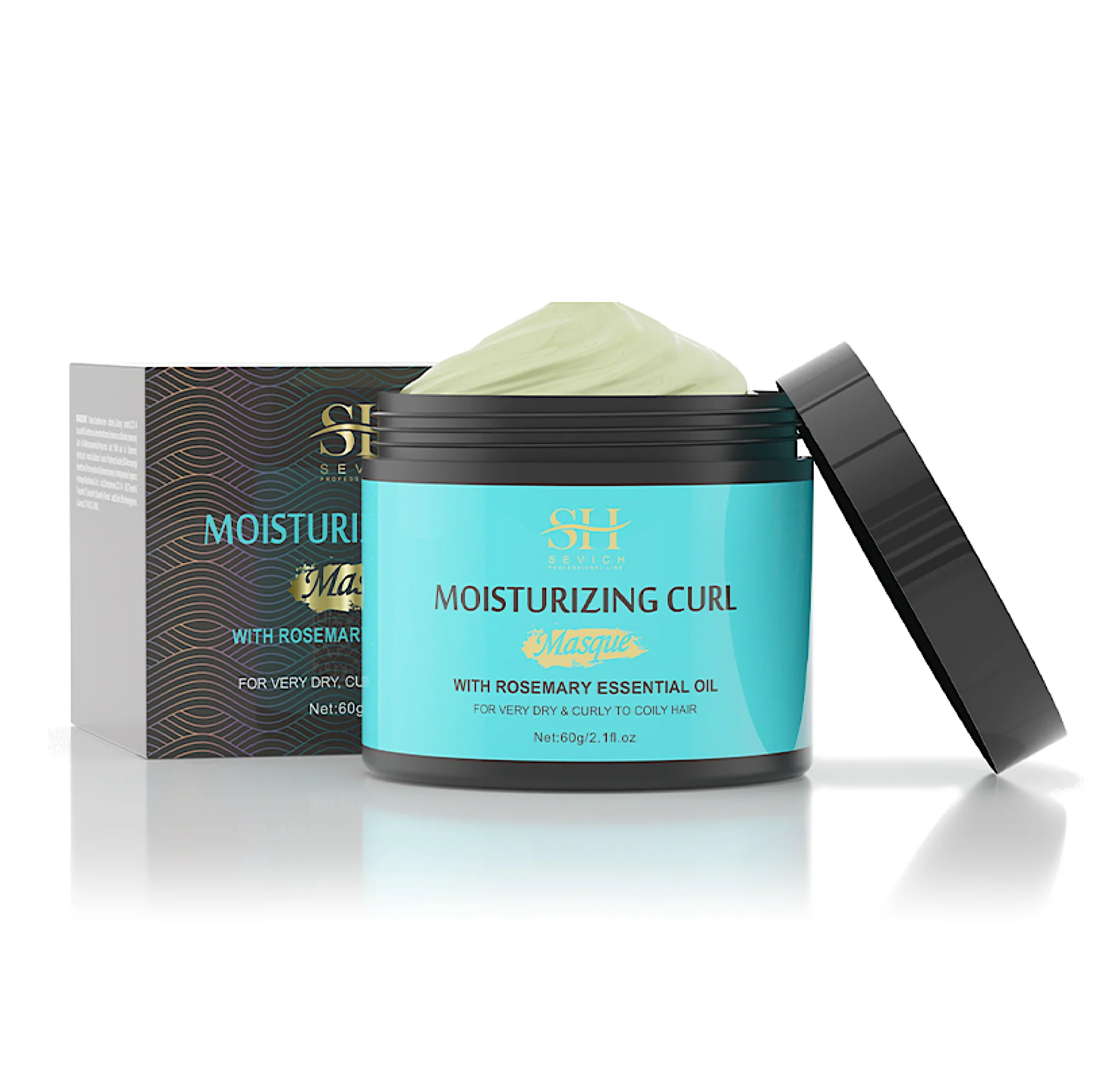 Sevich Moisturizing Curl Rosemary Oil Hair Masque 60g - Image 3