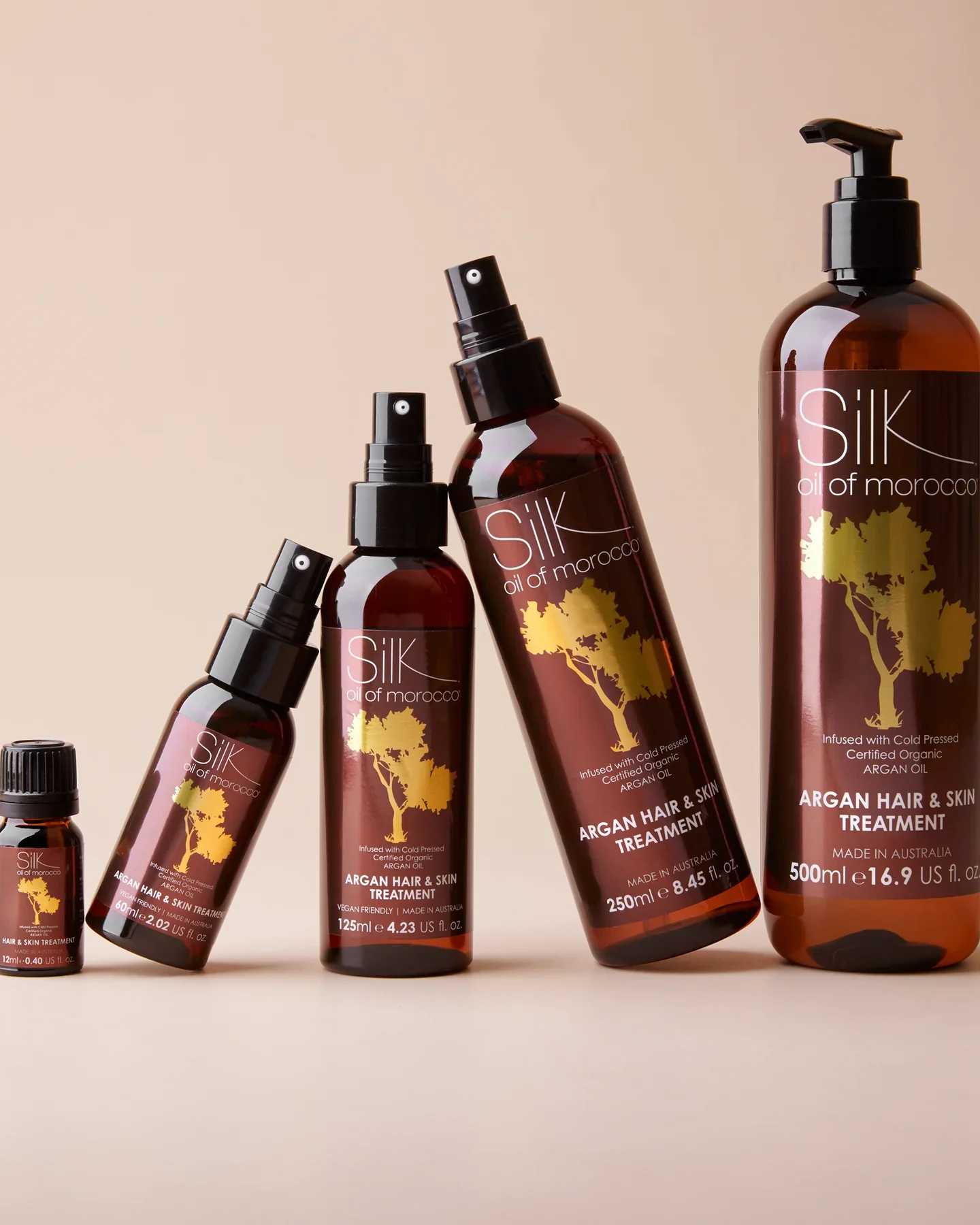 Silk Oil of Morocco Argan Hair & Skin Treatment 500ml - Image 2
