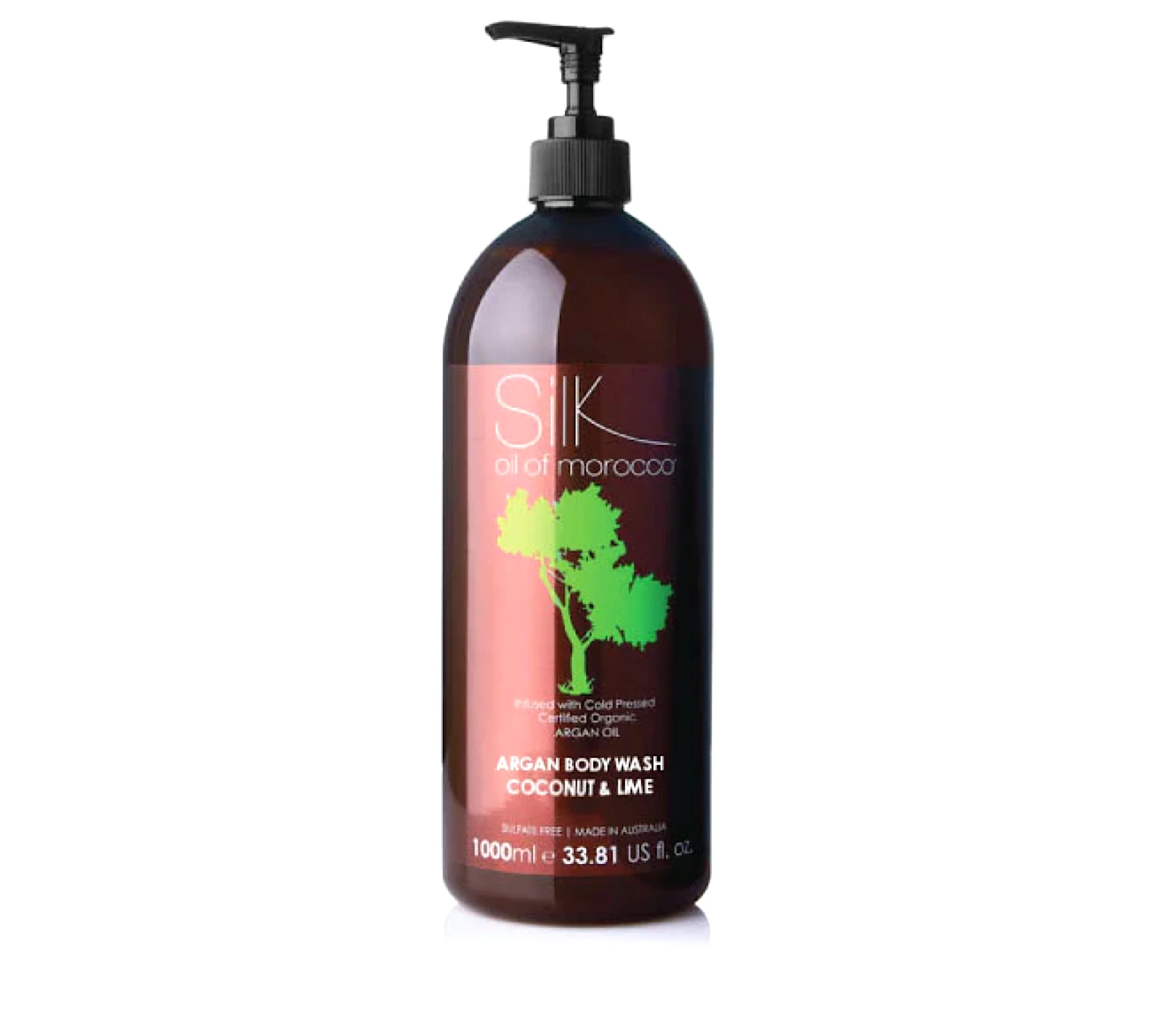Silk Oil of Morocco Coconut and Lime Argan Body Wash 1000ml