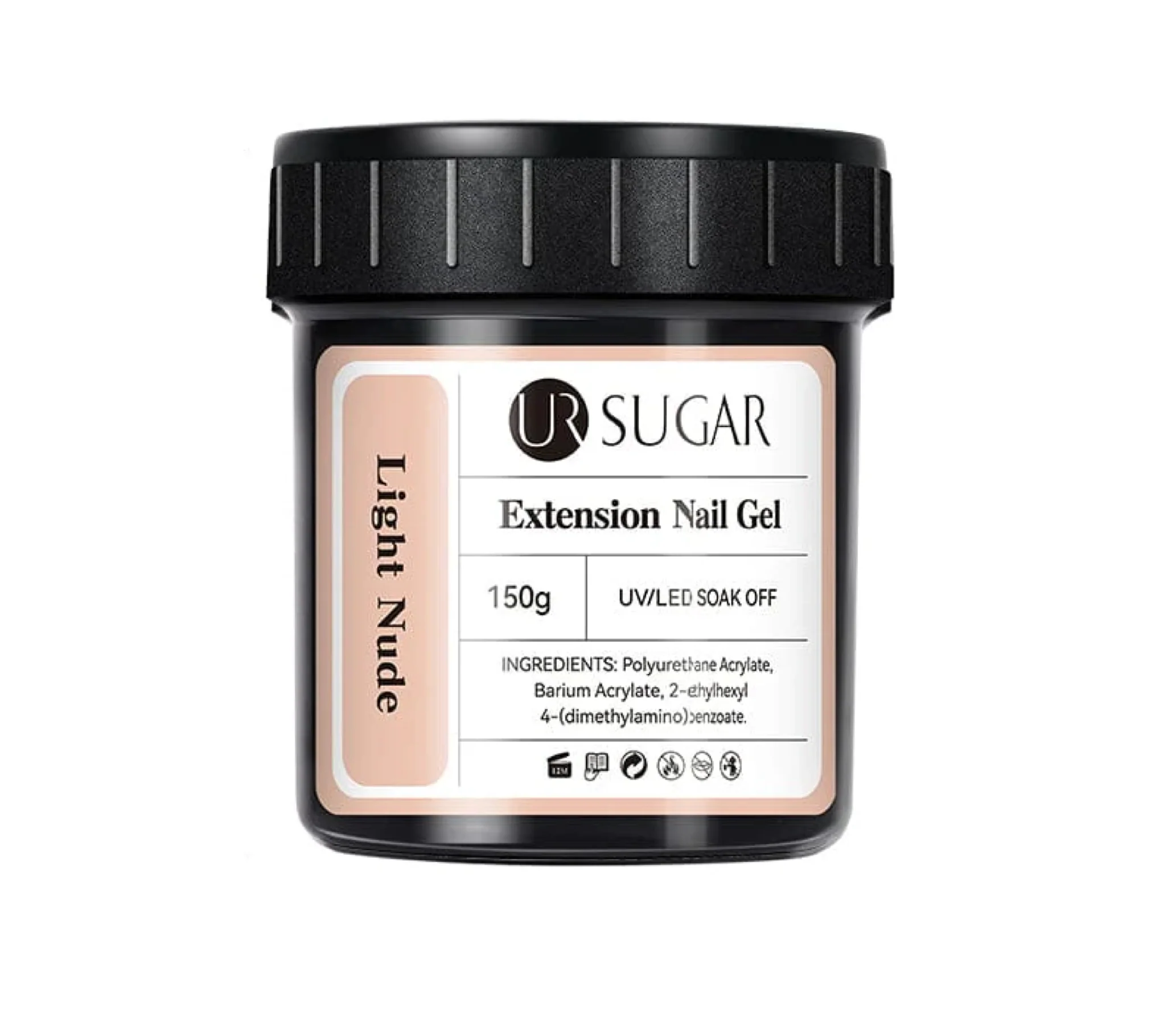 Ur Sugar Extension Nail Milky Color Gel Extension Light Nude 150g