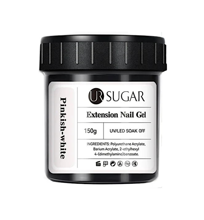 Ur Sugar Extension Nail Milky Color Gel Extension Pinkish White 150g