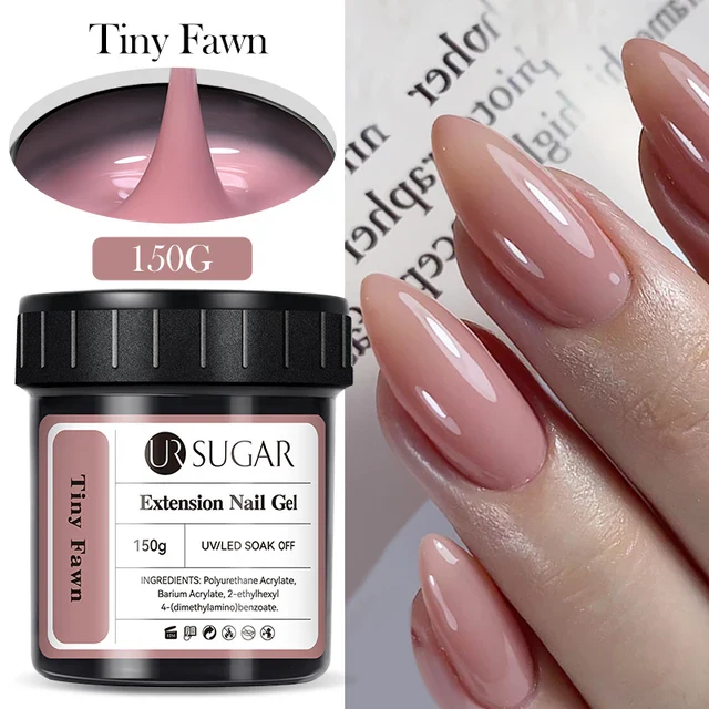 Ur Sugar Extension Nail Milky Color Gel Extension Tiny Fawn 150g - Image 2