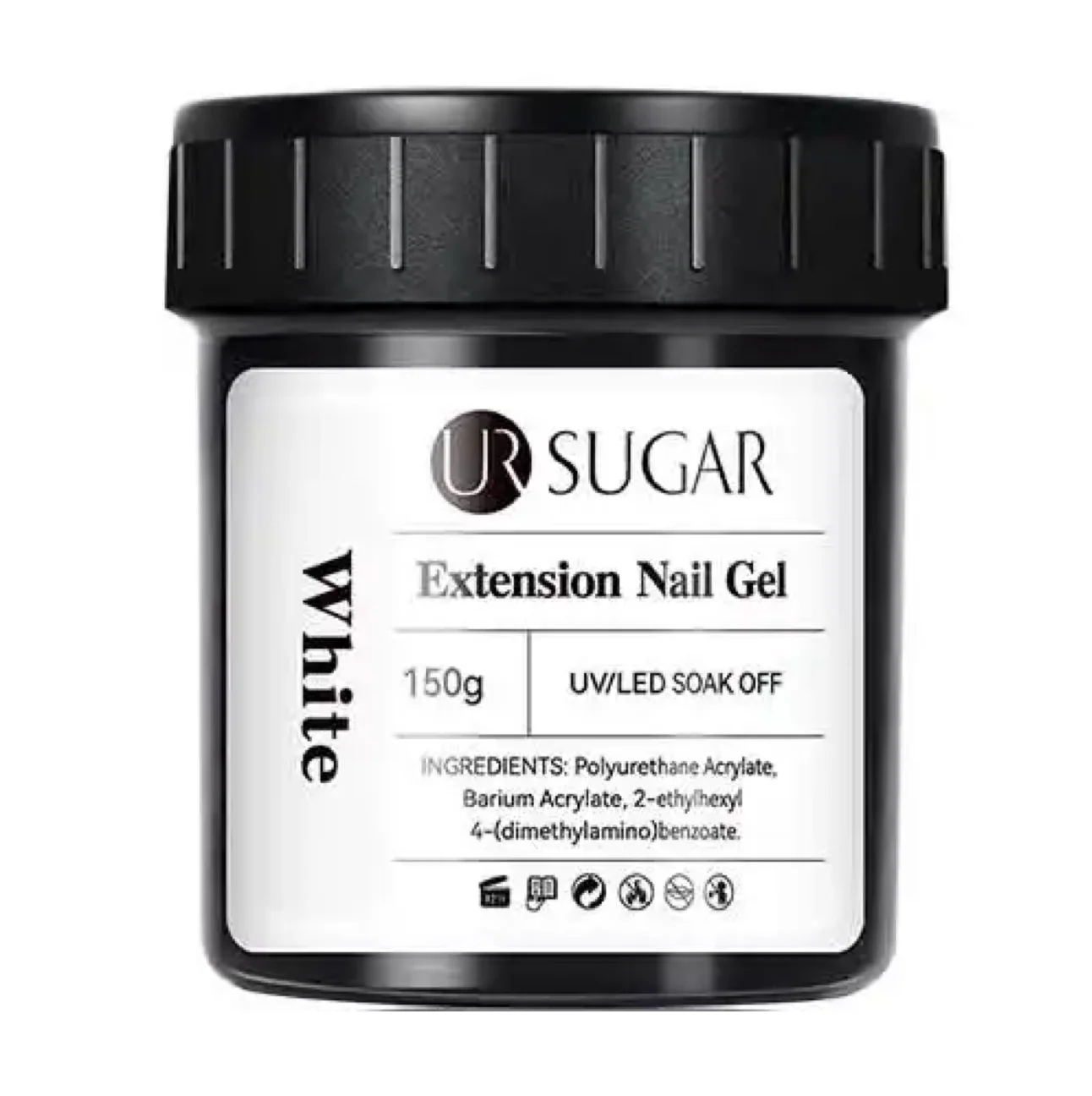 Ur Sugar Extension Nail Milky Color Gel Extension White 150g