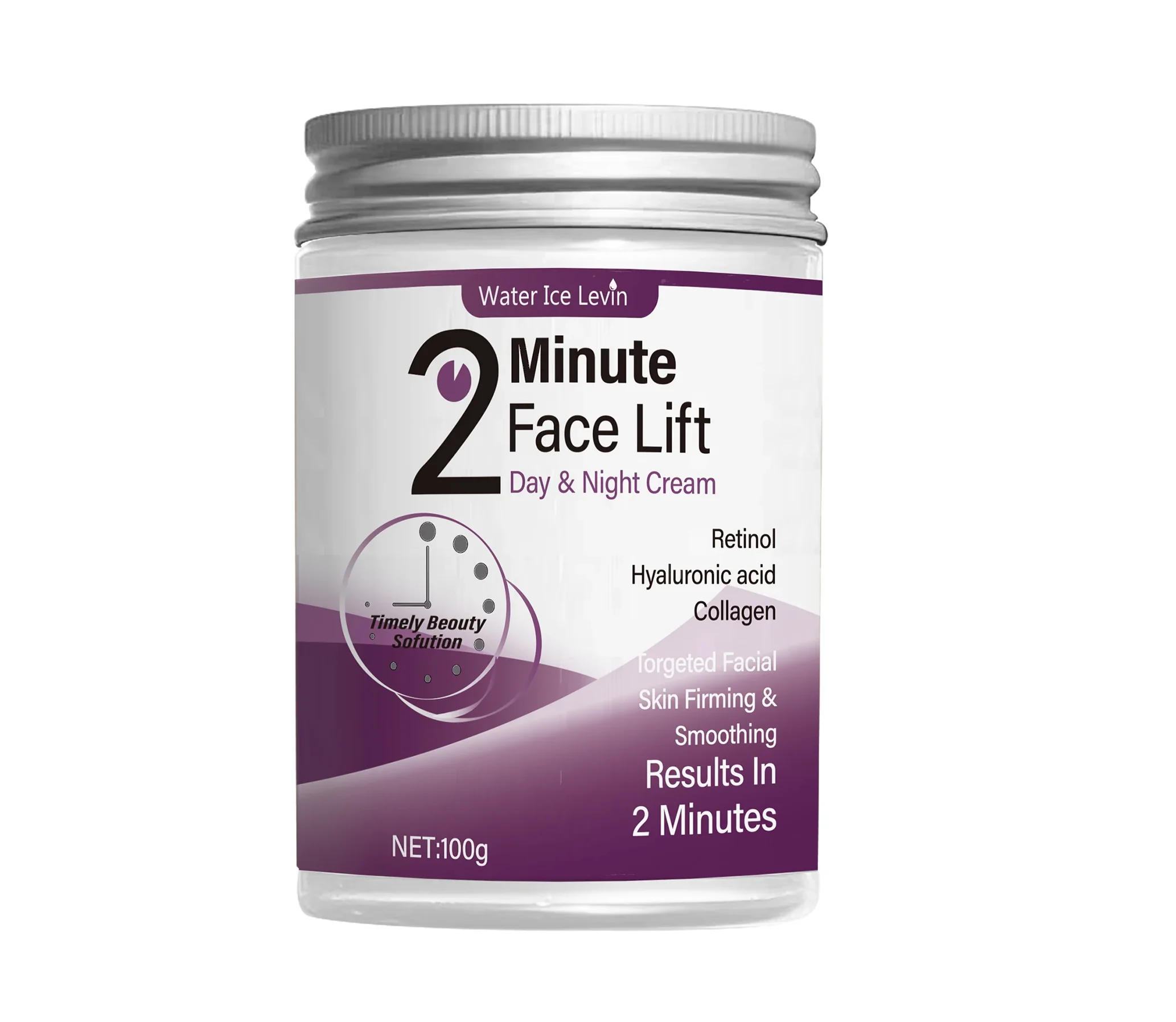 Water Ice Levin 2 Minute Face Lift Day and Night Cream 100g